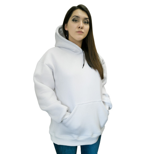 Худи оверсайз однотонное без печати