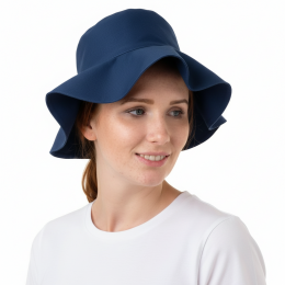 Панама с широкими полями из саржи без нанесения
