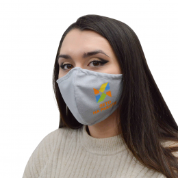 Маска для лица без печати, защитная многоразовая анатомической формы, внутренний слой х/б