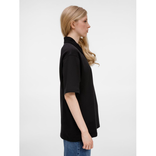 Рубашка поло унисекс Tiimi, черная