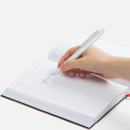 Ручка шариковая Ridge в футляре, белая