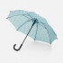 Зонт-трость Undercolor с полной запечаткой на заказ, с бирюзовыми спицами
