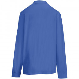 Рубашка поло унисекс с длинным рукавом Pacific LSL, ярко-синяя (royal)