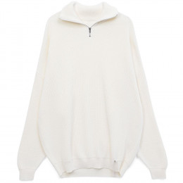 Джемпер Siluetti Birne, молочно-белый