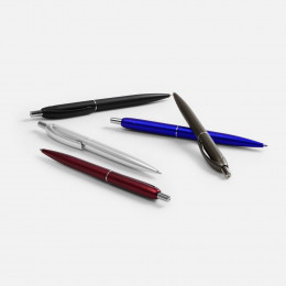 Ручка шариковая Bright Spark, серый металлик