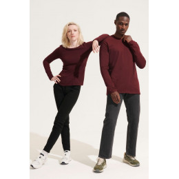 Футболка с длинным рукавом Monarch 150, серый меланж