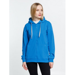 Толстовка на молнии с капюшоном Siverga, бирюзовая