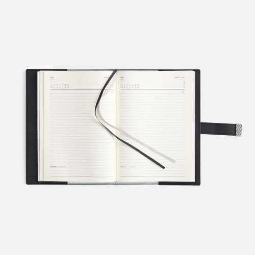 Ежедневник Repute, недатированный, черный
