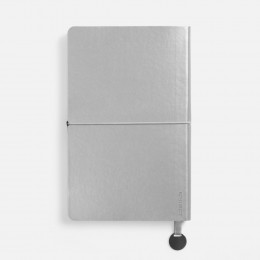 Ежедневник Waltz, недатированный, серебристый