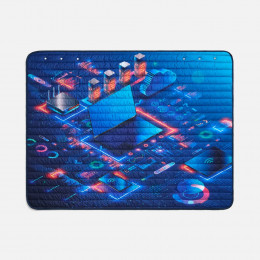 Плед-пончо Blanket Print на заказ