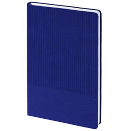 Ежедневник Knit, недатированный, синий