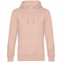 Толстовка с капюшоном унисекс King, розовая