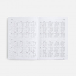 Ежедневник New Nebraska, датированный, красный