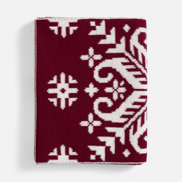 Шарф Wintertude L, красный с белым