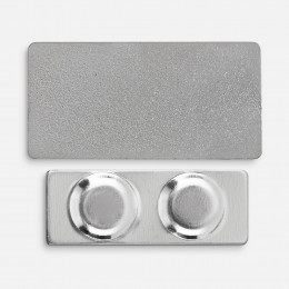 Значок Magnet Matto, серебристый