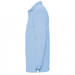 Рубашка поло мужская с длинным рукавом Winter II 210 голубая