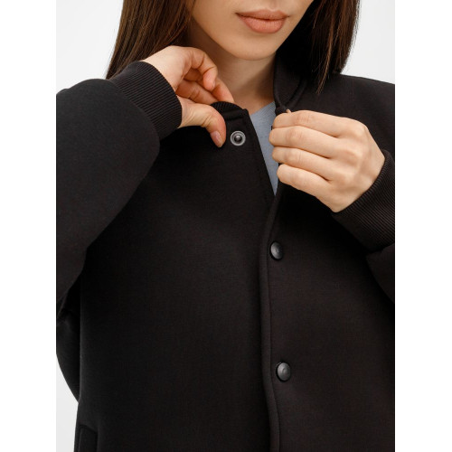 Бомбер унисекс AtmosWear, черный