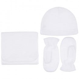 Шапка Fleecy, белая