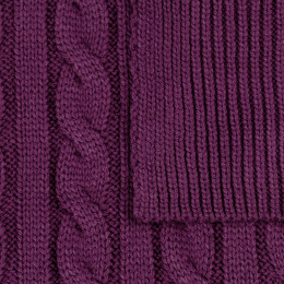 Шарф Heat Trick, баклажановый