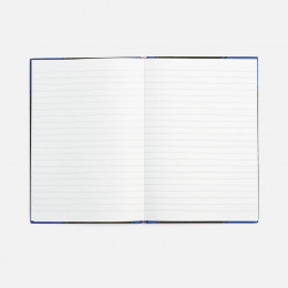 Блокнот Accenti, черный с синим