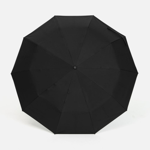 Зонт складной Skymate с УФ-защитой и ручкой-карабином, черный