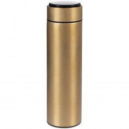 Смарт-бутылка с заменяемой батарейкой Long Therm, золотистая