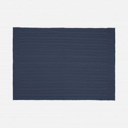 Плед Remitti, серо-синий (сланец)