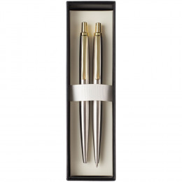 Набор из механического карандаша и ручки Poetica, золотистый