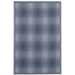 Плед Duotone, синий с белым