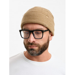 Шапка Ribelle, коричнево-бежевый меланж