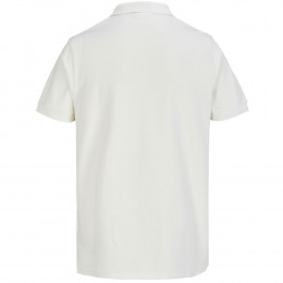 Рубашка поло унисекс Pacific, молочно-белая