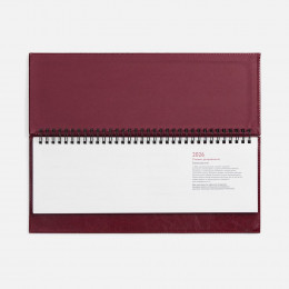 Планинг Faro, датированный, бордовый