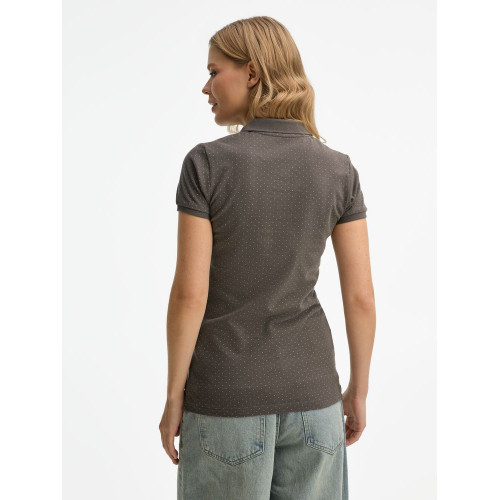 Рубашка поло женская Brandy Women, темно-серая с белым