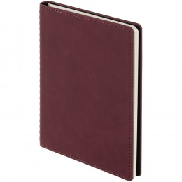 Ежедневник Spring Urban на заказ, недатированный, бордовый
