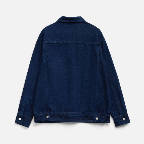 Куртка джинсовая O1, темно-синяя