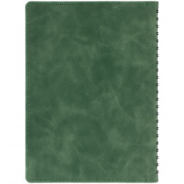 Ежедневник Spring Urban на заказ, недатированный, зеленый