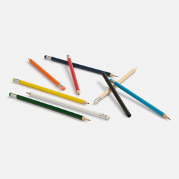 Карандаш простой Hand Friend с ластиком, синий