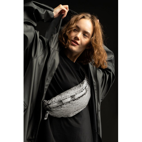 Поясная сумка W6, серая