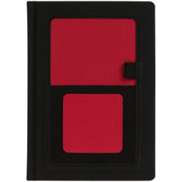 Ежедневник Mobile на заказ, недатированный, черно-красный