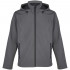 Куртка софтшелл с капюшоном мужская Race Men, темно-серая