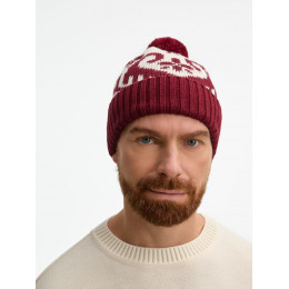 Шапка Wintertude, красная с белым