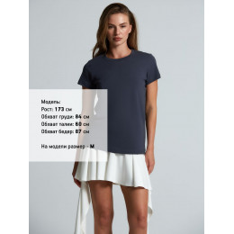 Футболка женская T-bolka Lady, темно-серая (графит)