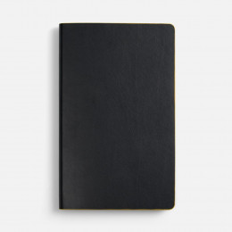 Ежедневник Trait, недатированный, черный с желтым