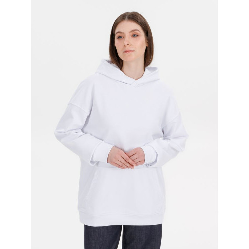 Худи оверсайз унисекс Outshine, белое