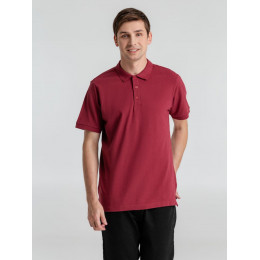 Рубашка поло мужская Neptune, вишнево-красная