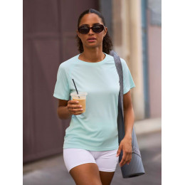 Футболка спортивная женская Vortex Women, молочно-белая