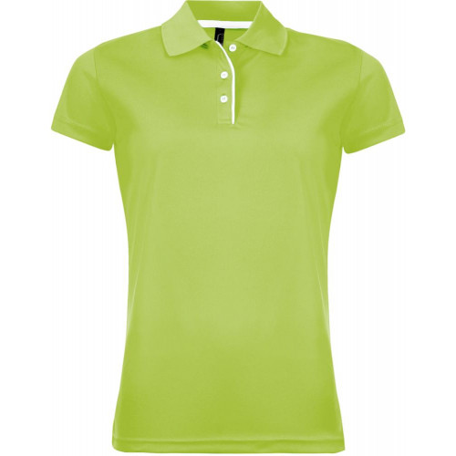 Рубашка поло женская Performer Women 180 зеленое яблоко