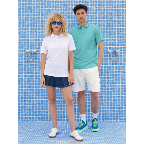 Рубашка поло унисекс Pitcher, белая