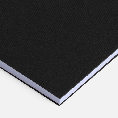 Блокнот Salvador в клетку, черный