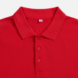 Рубашка поло унисекс Tervise, красная